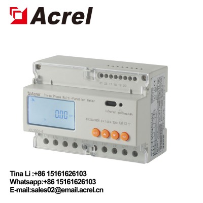 Acrel Adl3000-e Three Phase Rs485 Energy Measurement Meter/three Phase Electrical Energy Meter/guide Rail Electric Energy Meter