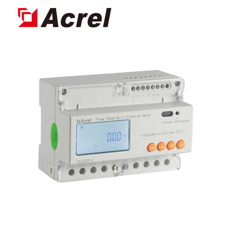 Acrel Adl3000-E/H Rail Type Three Phase Digital Smart Electric Harmonic Detection Energy Meter